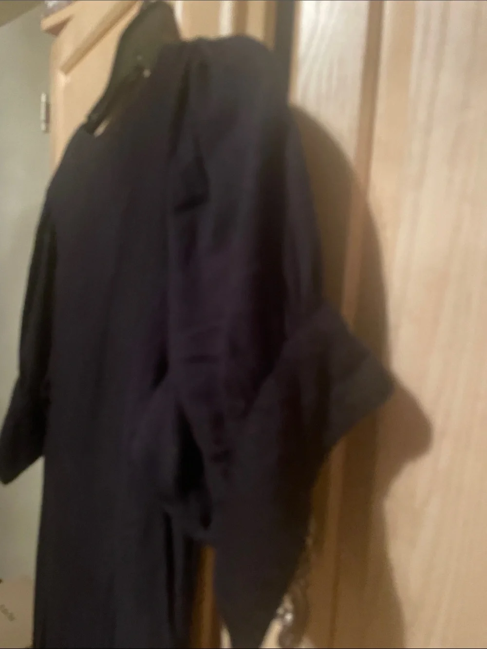 Free People Black Tie-Front Midi Dress - Women - Picture 6 of 6
